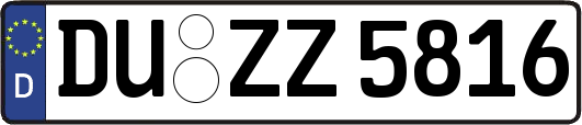 DU-ZZ5816