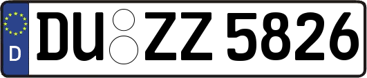 DU-ZZ5826
