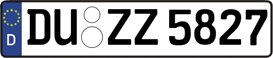 DU-ZZ5827
