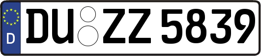 DU-ZZ5839