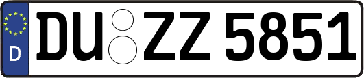 DU-ZZ5851