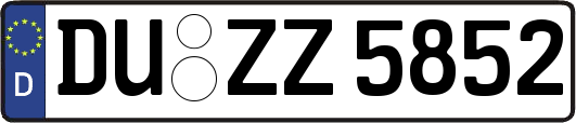 DU-ZZ5852