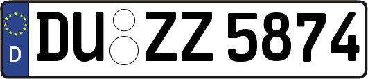 DU-ZZ5874