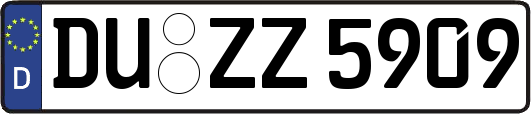 DU-ZZ5909
