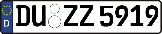 DU-ZZ5919