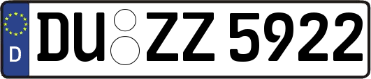 DU-ZZ5922
