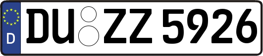 DU-ZZ5926