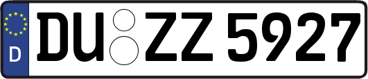 DU-ZZ5927