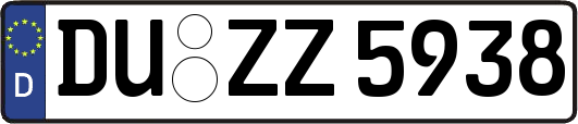 DU-ZZ5938