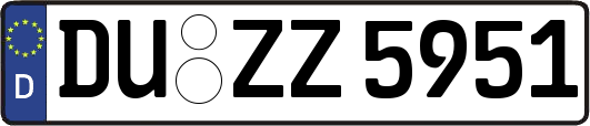 DU-ZZ5951