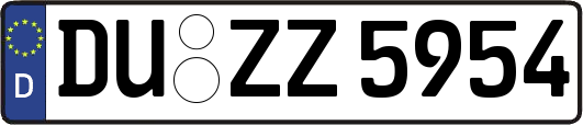 DU-ZZ5954