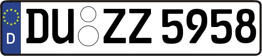 DU-ZZ5958