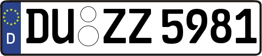 DU-ZZ5981