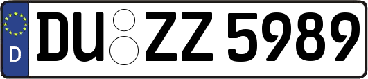 DU-ZZ5989