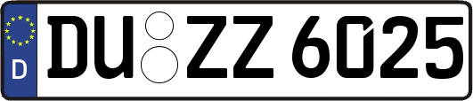 DU-ZZ6025