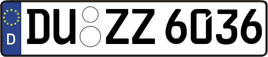 DU-ZZ6036
