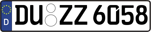 DU-ZZ6058