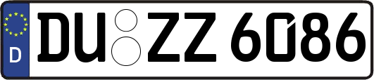 DU-ZZ6086