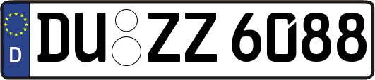 DU-ZZ6088