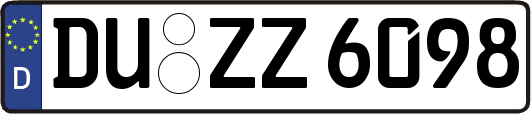 DU-ZZ6098