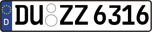 DU-ZZ6316
