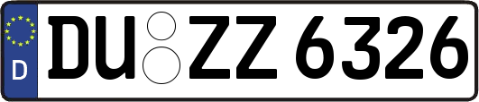 DU-ZZ6326