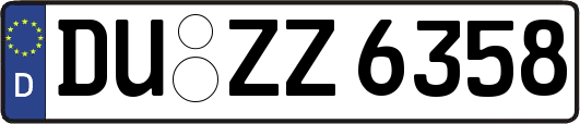 DU-ZZ6358