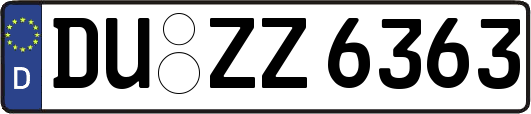 DU-ZZ6363