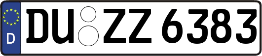 DU-ZZ6383