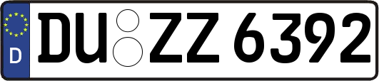DU-ZZ6392