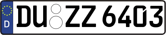 DU-ZZ6403