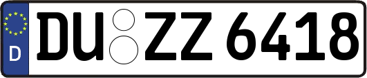 DU-ZZ6418