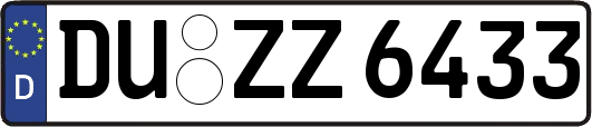 DU-ZZ6433