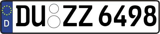 DU-ZZ6498