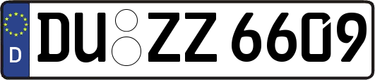 DU-ZZ6609