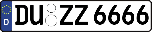 DU-ZZ6666