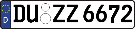 DU-ZZ6672