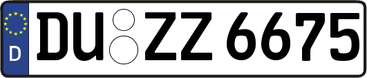 DU-ZZ6675