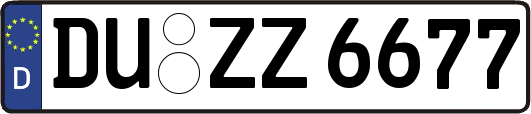 DU-ZZ6677