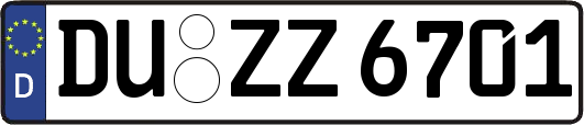 DU-ZZ6701