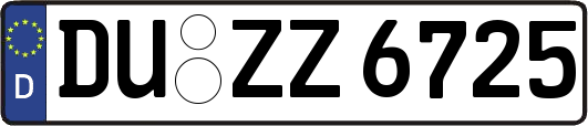 DU-ZZ6725