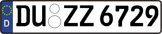 DU-ZZ6729