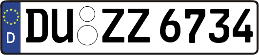 DU-ZZ6734
