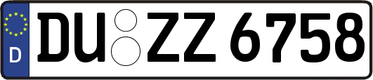 DU-ZZ6758
