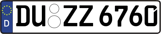 DU-ZZ6760