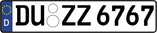 DU-ZZ6767