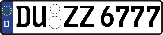 DU-ZZ6777