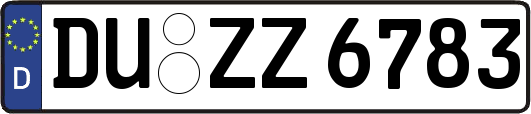DU-ZZ6783