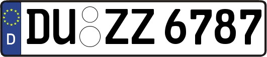 DU-ZZ6787