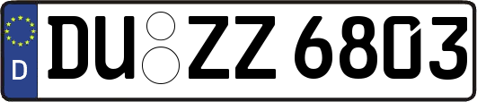 DU-ZZ6803